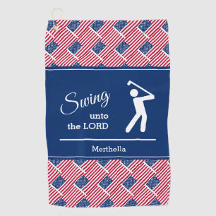 Serviette De Golf Drapeau américain patriotique personnalisé