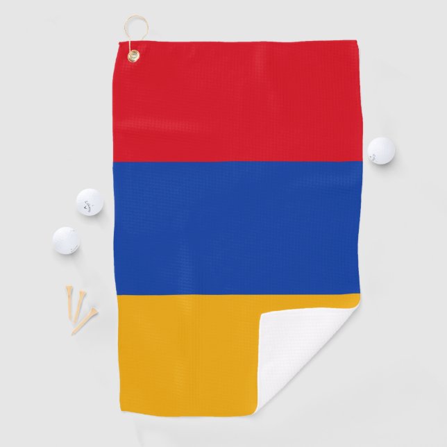 Serviette De Golf Drapeau Arménie (En situation)