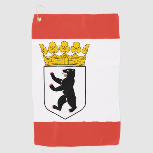 Serviette De Golf Drapeau de Berlin