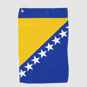 Serviette De Golf Drapeau de Bosnie-Herzégovine