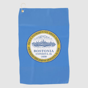 Serviette De Golf Drapeau de Boston, Massachusetts