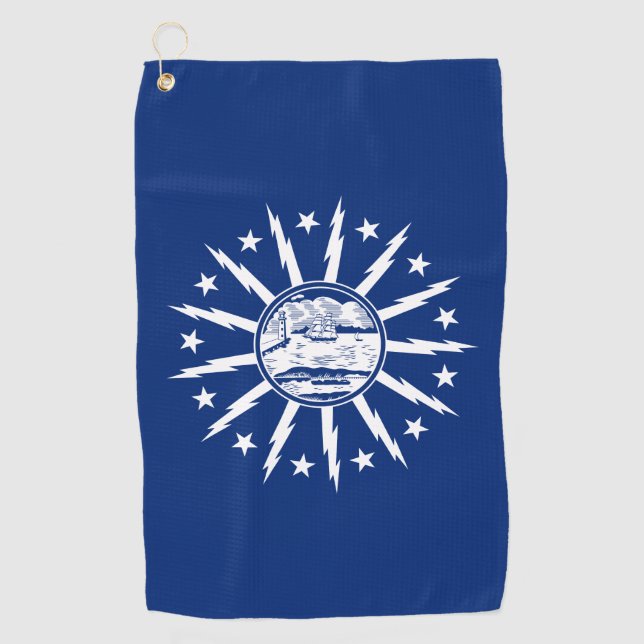 Serviette De Golf Drapeau de Buffalo, New York (Devant)