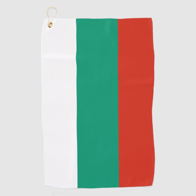 Serviette De Golf Drapeau de Bulgarie (Devant)
