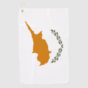Serviette De Golf Drapeau de Chypre