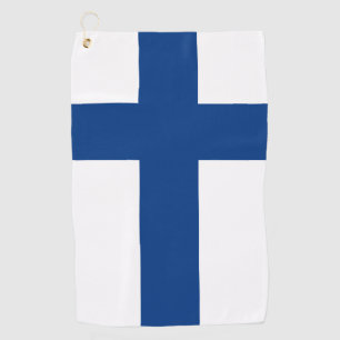 Serviette De Golf Drapeau de la Finlande
