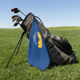 Serviette De Golf Drapeau de la ville de Reno (Nevada)