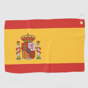 Serviette De Golf Drapeau de l'Espagne