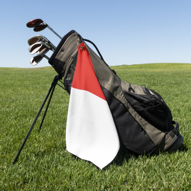 Serviette De Golf Drapeau de l'Indonésie (Vert)