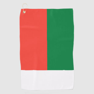 Serviette De Golf Drapeau de Madagascar