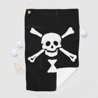 Serviette De Golf Drapeau de pirate d'Emanuel Wynne Jolly Roger