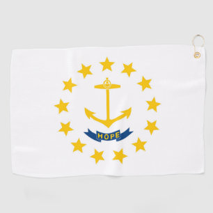 Serviette De Golf Drapeau d'État de Rhode Island, États-Unis