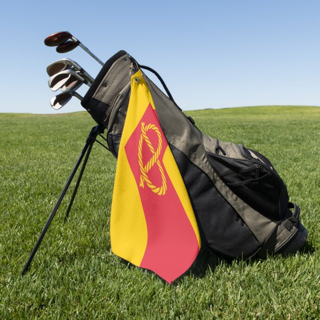 Serviette De Golf Drapeau du comté de Staffordshire (Vert)