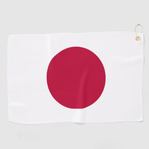 Serviette De Golf Drapeau du Japon : Hinomaru, Nisshōki, Red Rising 