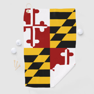 Serviette De Golf Drapeau du Maryland