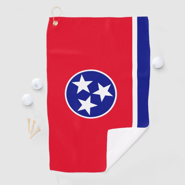 Serviette De Golf Drapeau du Tennessee (En situation)