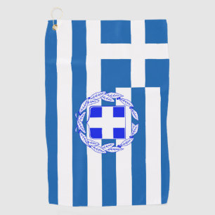 Serviette De Golf Drapeau grec