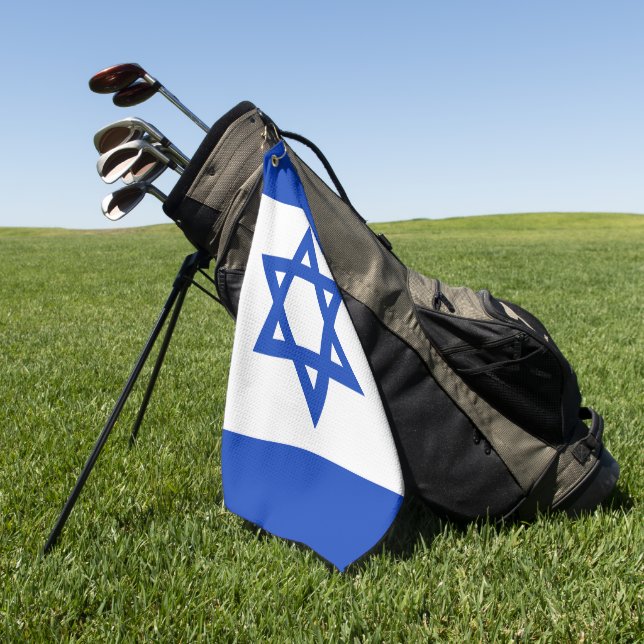 Serviette De Golf Drapeau Israël (Vert)