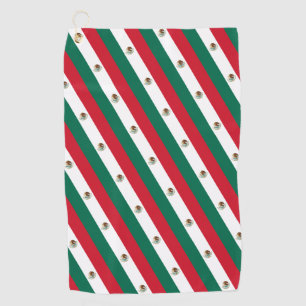 Serviette De Golf Drapeau mexicain & voyage au Mexique, vacances / f