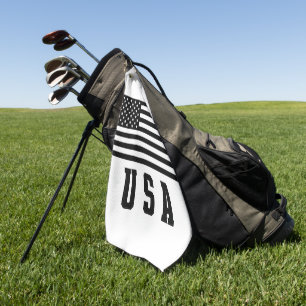 Serviette De Golf Drapeau USA