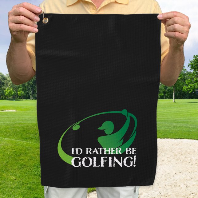 Serviette De Golf Drôle Golf dire Golfing Modern Golfer Sports Pro (Créateur téléchargé)