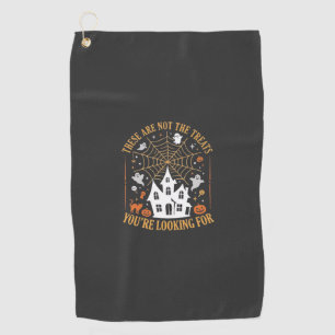 Serviette De Golf Drôles de friandises d'Halloween Fantôme Conceptio