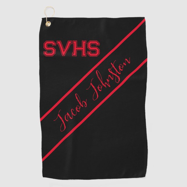 Serviette de golf du Joueur du secondaire (Devant)