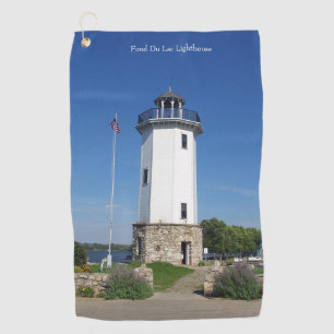 Serviette de golf du phare de Fond Du Lac