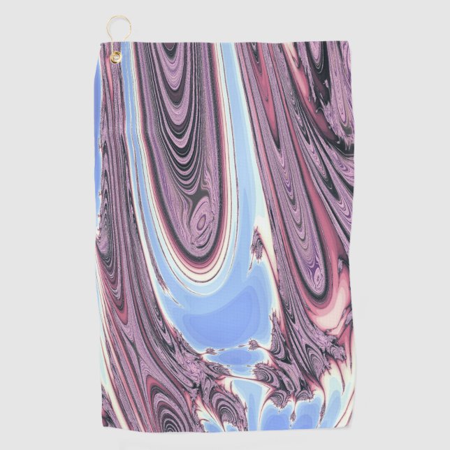 SERVIETTE DE GOLF EAU DE LA RIVIÈRE SWIRLING (Devant)