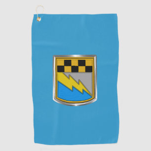 Serviette De Golf Écusson personnalisé de la 525e brigade du renseig