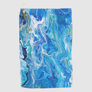 Serviette De Golf Élégant Dentelle folle Agate 6 - Océan Bleu