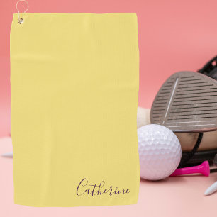 Serviette De Golf Élégant Simple Élégant Moderne Monogrammé Golfeur