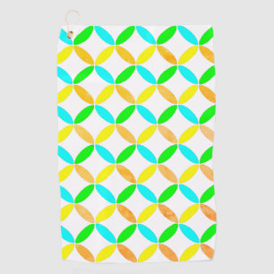 Serviette De Golf Ellipse Motif Art Abstrait