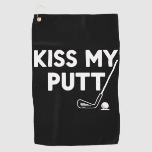 Serviette De Golf Embrasse Mon Putt Golf Blagues Drôles Golfeur Sarc