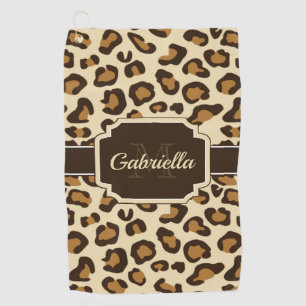 Serviette De Golf Empreinte de léopard