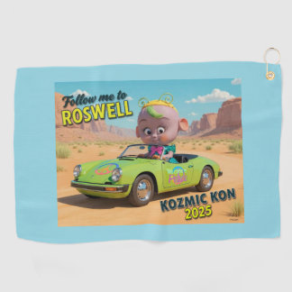 Serviette de golf en microfibre de convention