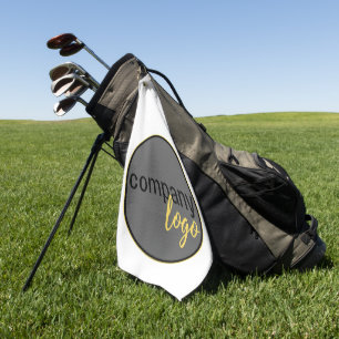 SERVIETTE DE GOLF ENTREPRISE MODERNE PROPRE LOGO PROMOTIONNEL BLANC