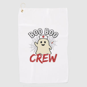 Serviette De Golf Équipage Boo Boo Halloween Infirmière Fantôme Desi
