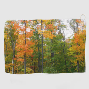 Serviette De Golf Érables en automne Photographie de la nature