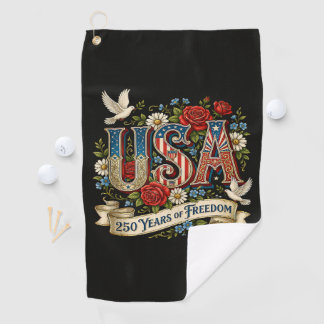 Serviette De Golf États-Unis Amérique 1776-2026 250 Ans de Liberté
