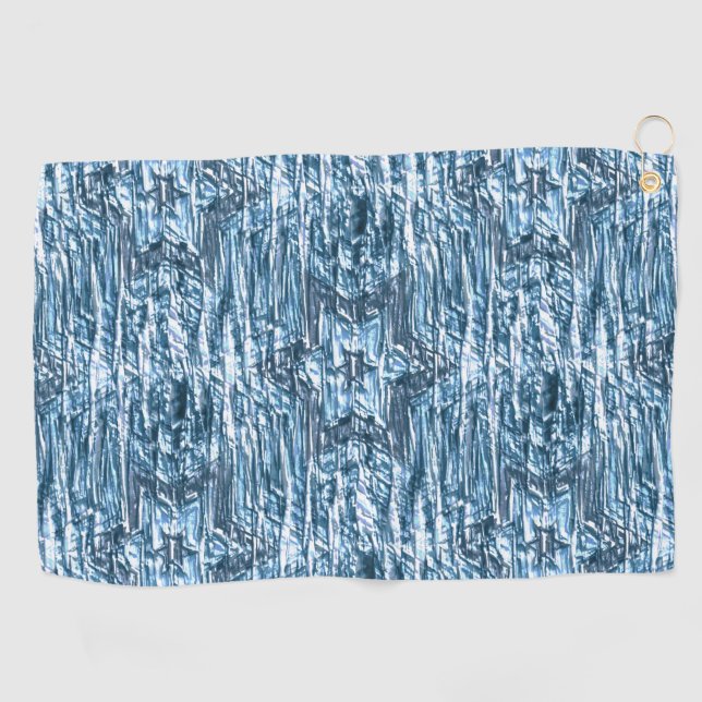 Serviette De Golf Étoile cachée en rayures sculptées déchiquetées, b (Horizontal)