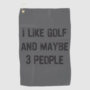 Serviette De Golf Expressions sarcastiques drôles de golf Golf