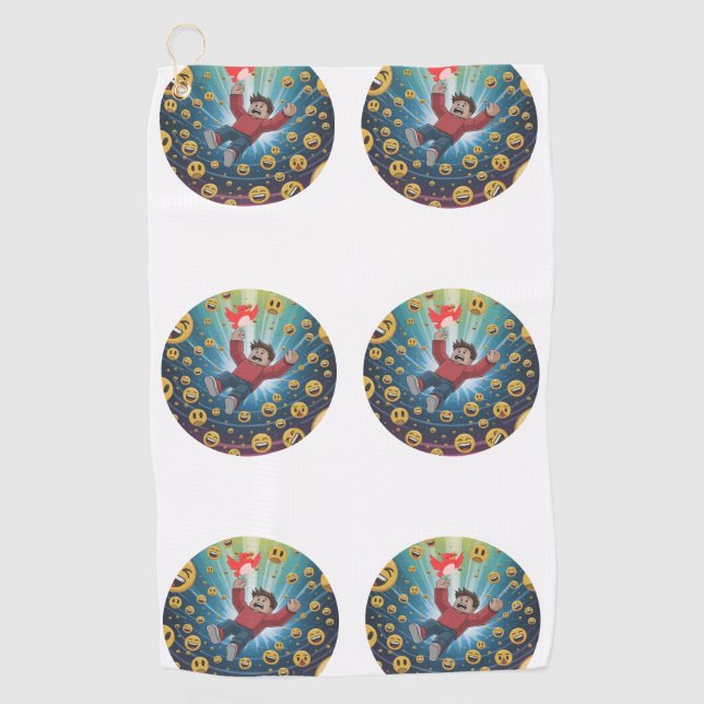 Serviette De Golf Fall in bubble  (Devant)