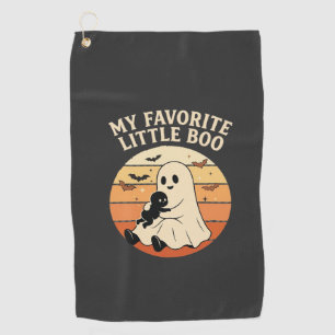 Serviette De Golf Fantôme de bébé Halloween Little Boo préféré Rétro