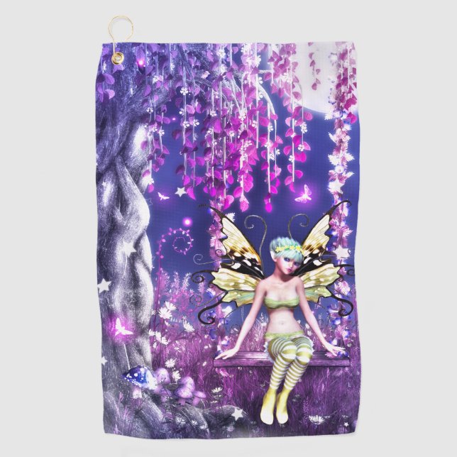 Serviette De Golf Fée adorable (Devant)