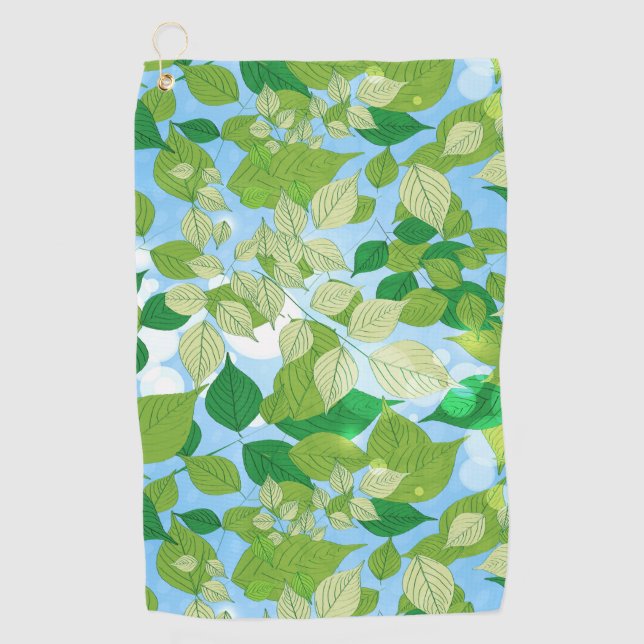 Serviette De Golf Feuille (Devant)