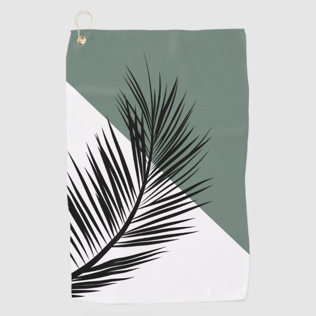 Serviette De Golf Feuille de palme (Devant)