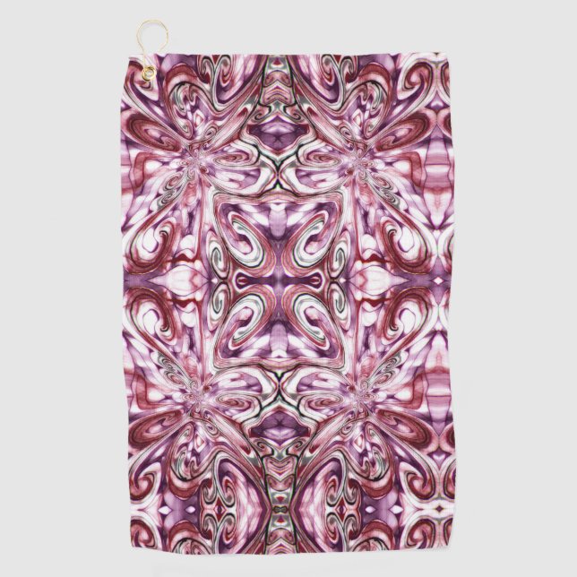 Serviette De Golf Fille en colère (Devant)