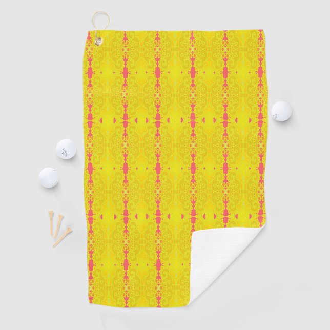 Serviette De Golf Fleur de citron (En situation)
