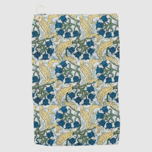 Serviette De Golf Fleur de Muguet Art Nouveau Verneuil