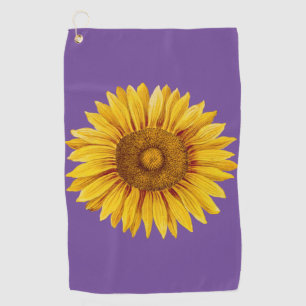 Serviette De Golf Fleur de tournesol Vintage